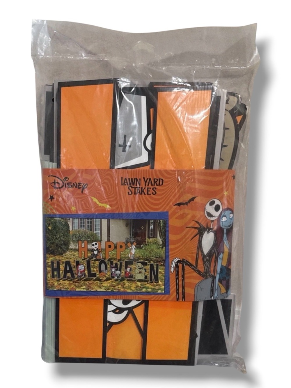Disney The Nightmare Before Christmas Halloween Lawn Yard Stakes Jack Sally